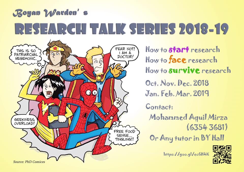 Boyan Warden’s Research Talk Series 2018–2019