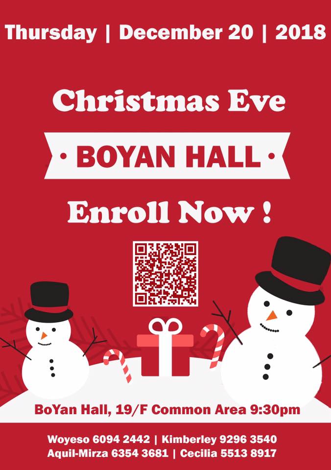 Christmas Eve at Boyan Hall